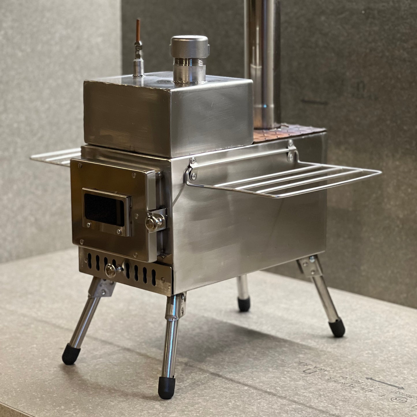 ミニストーブ煙突ショート3本セット 内径60mm 長さ220mm ステンレス製