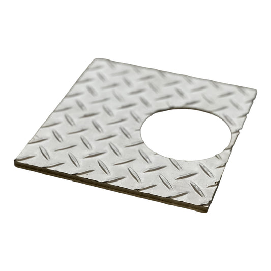 ミニサウナ薪ストーブ専用天板ガード(SUS304)縞鋼板