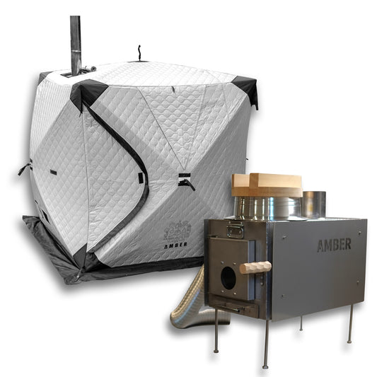 AMBER サウナテント totonoi2 & AMBER STOVE | 新型羽釜2.0Ver アルミ羽釜付