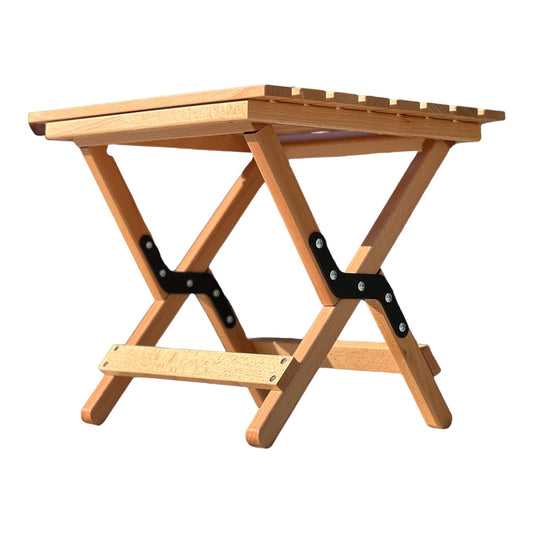 サウナ室内用スツール 折り畳み式 2WAY 収納袋付 BLACK