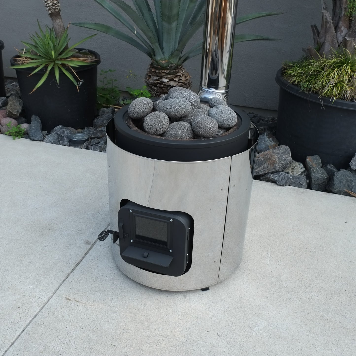 薪ストーブA-41専用遮熱板(オールステンレス)