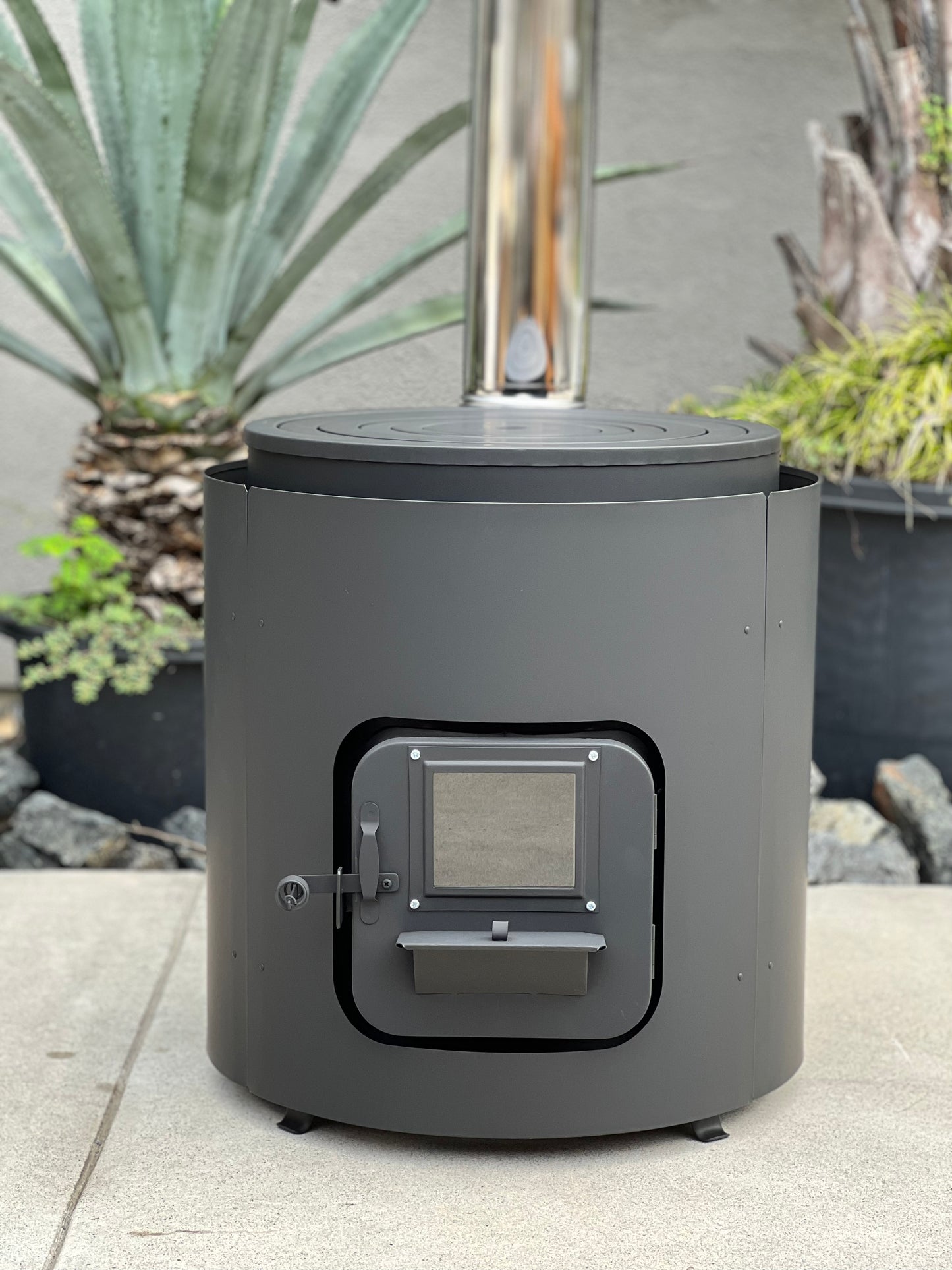 ホンマ製作所別注薪ストーブ「AMBER BLACK」遮熱板付